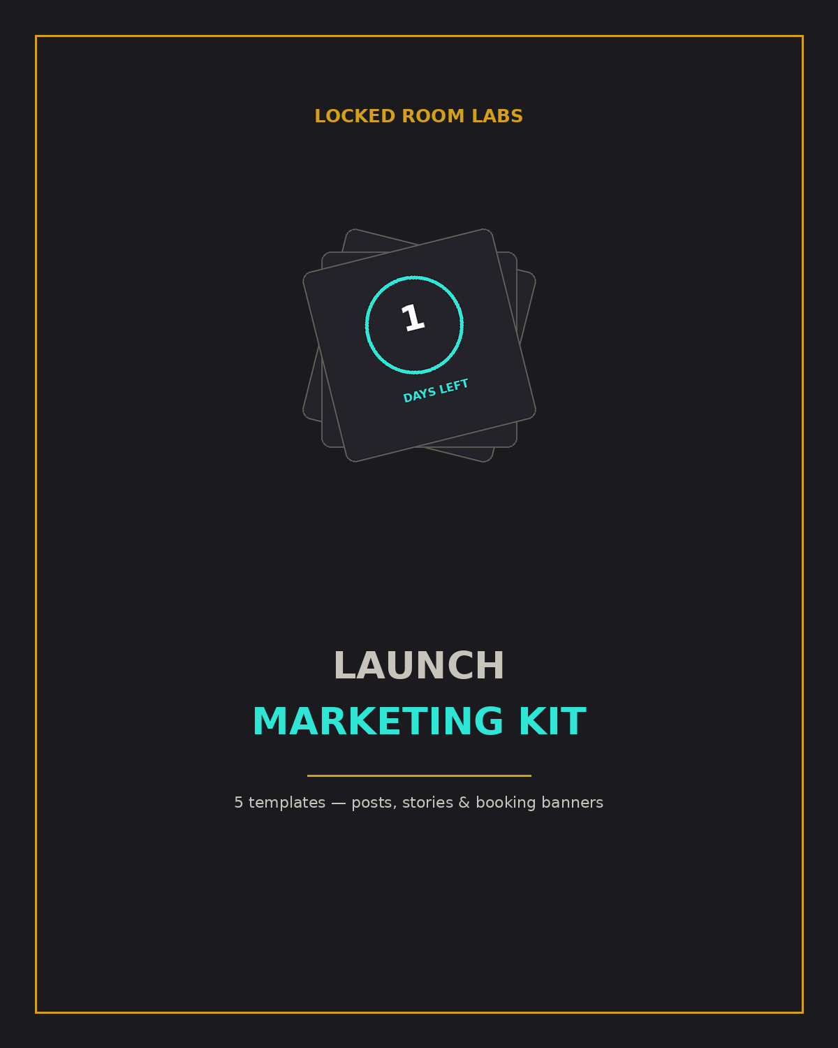 Escape Room Launch Marketing Kit